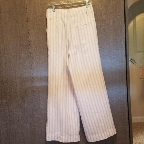 High Waisted Linen Trousers  size 2 - Picture 4 of 6